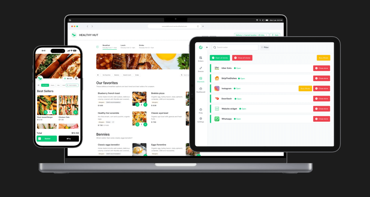 Integrazione per la gestione del delivery: Deliverect | MYTEC